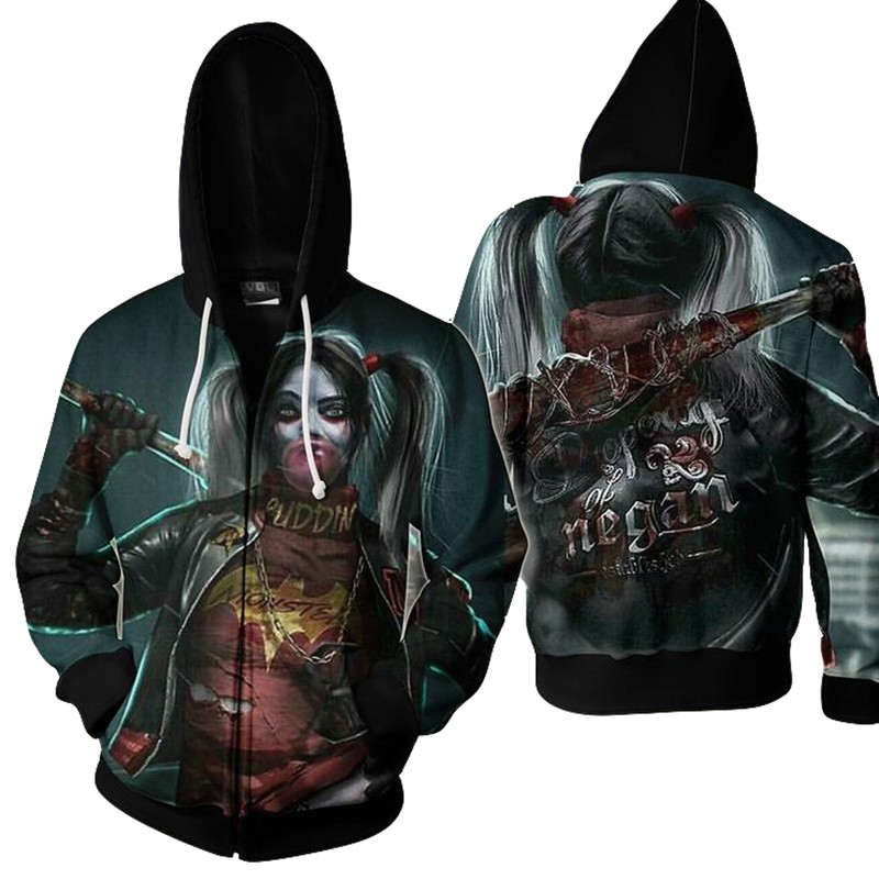 joker and harley quinn hoodies