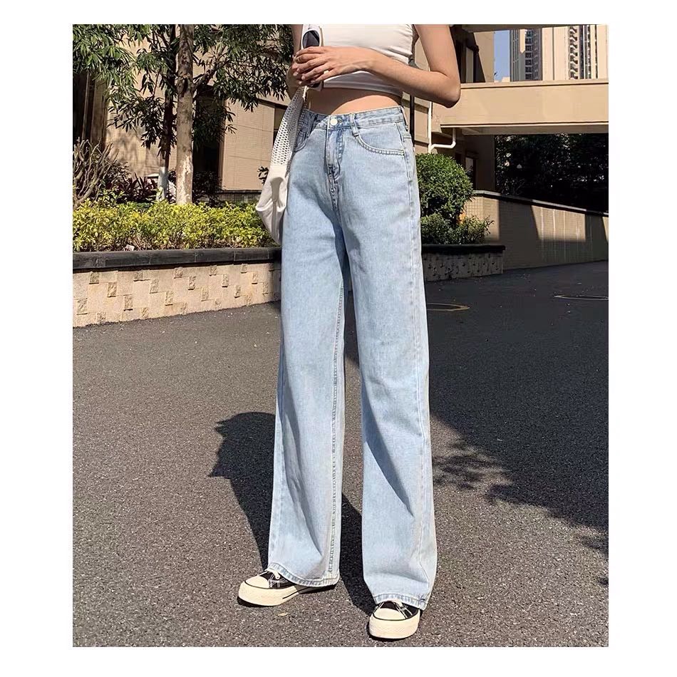 colored wide leg jeans