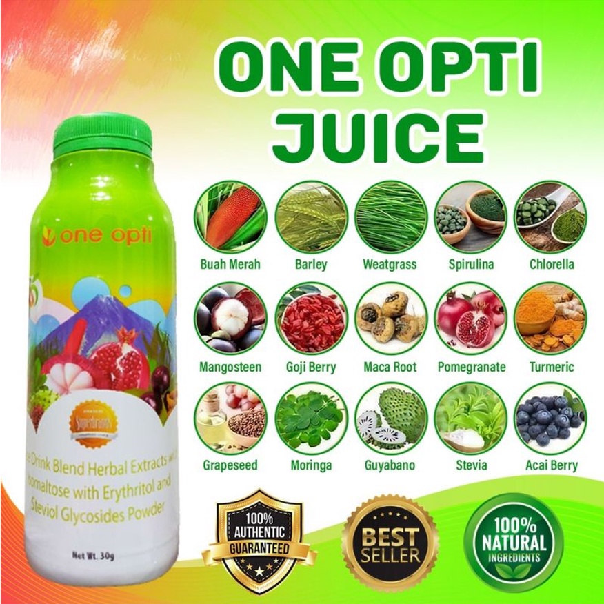 One Opti Herbal Juice Drink 15in1 Herbal Extract 30g 