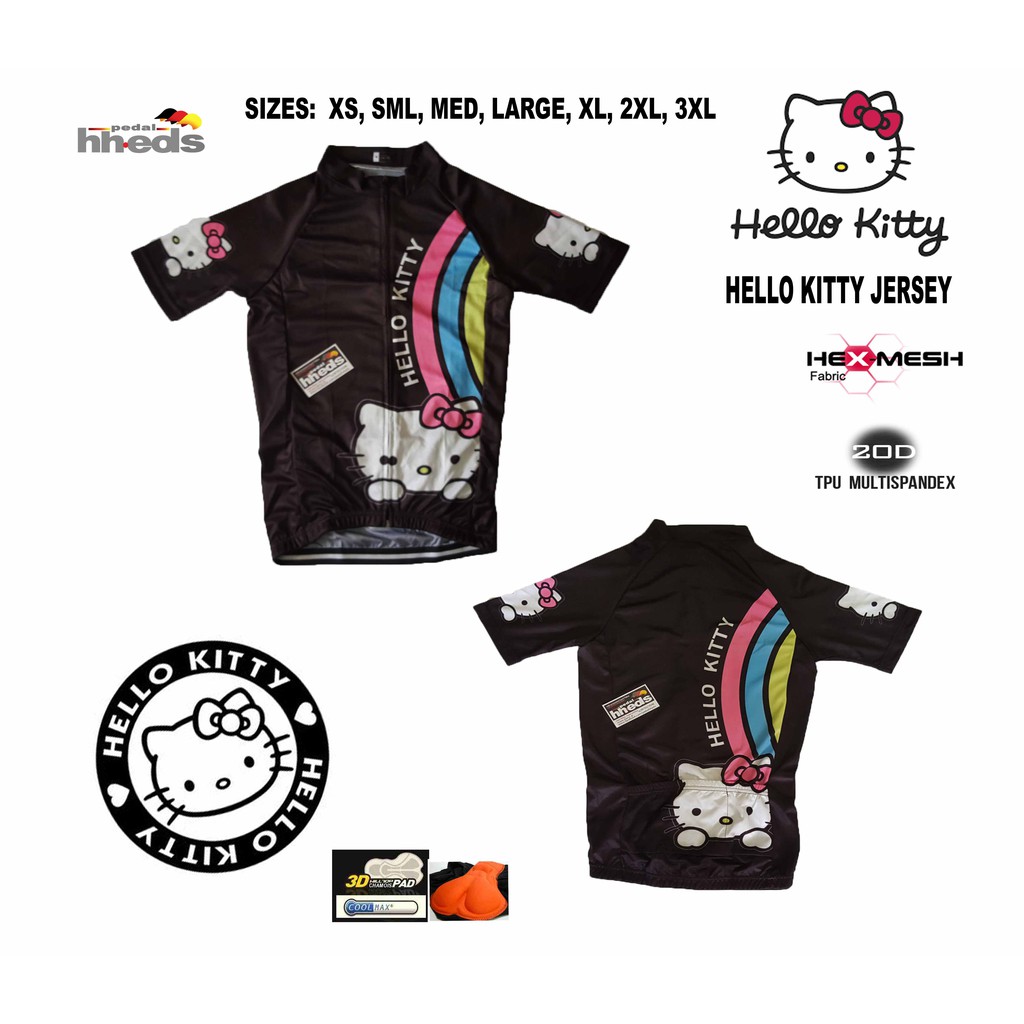 hello kitty cycling jersey