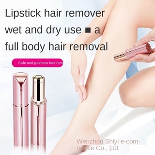Mini Electric Hair Removal with Light Colorful Lady Women Portable Hair Epilator Hair Shaver Electric Lipstick Design