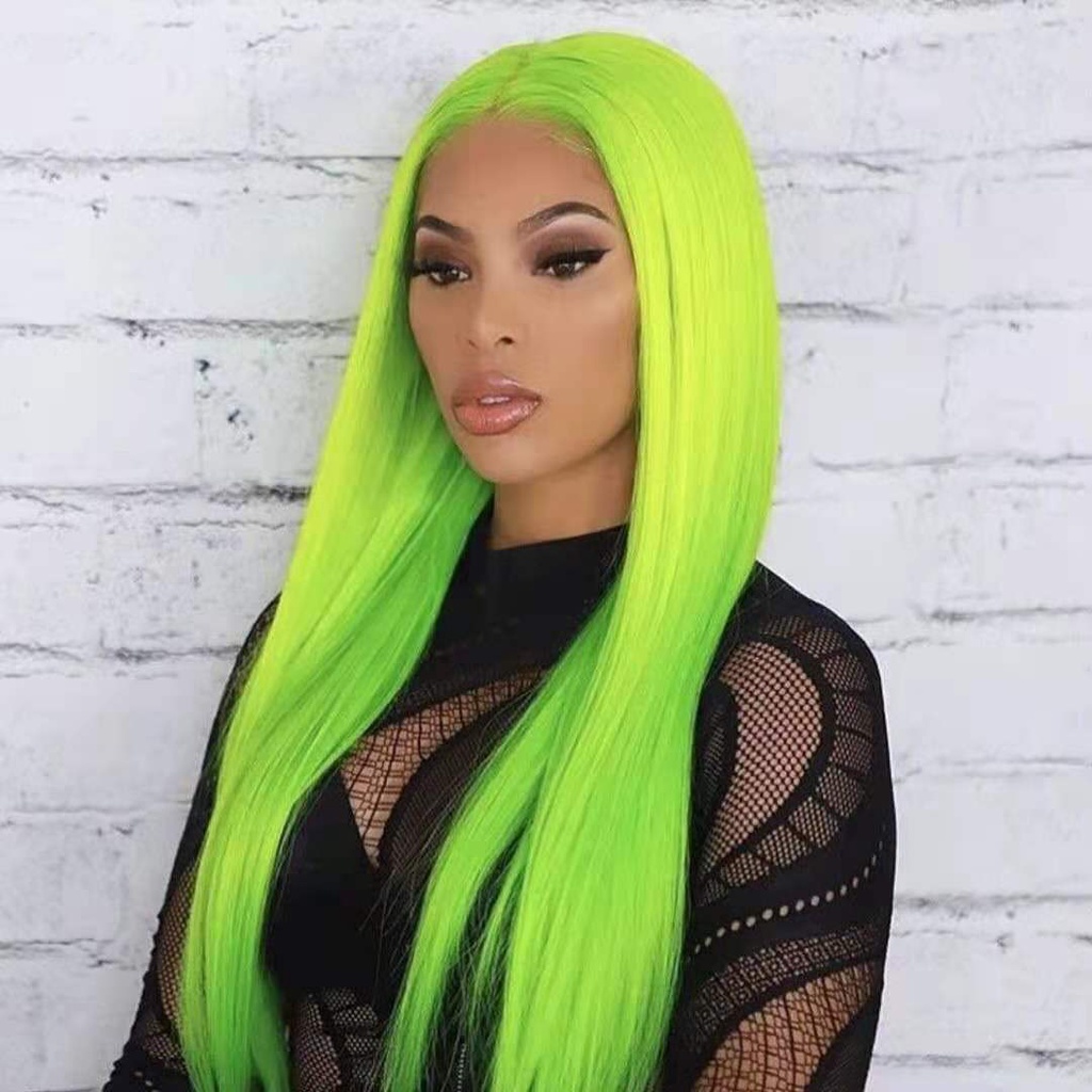 Fluorescent Green Hair Dye Avocado Green Color Cream Light Green Hair