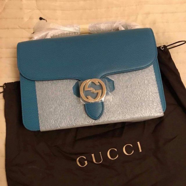 gucci blue sling bag