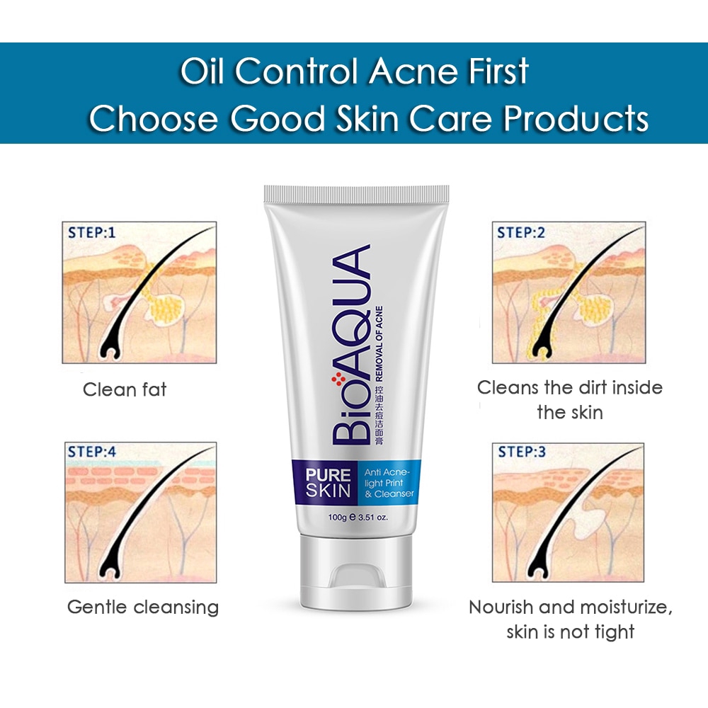 bioaqua face cleanser for blackheads