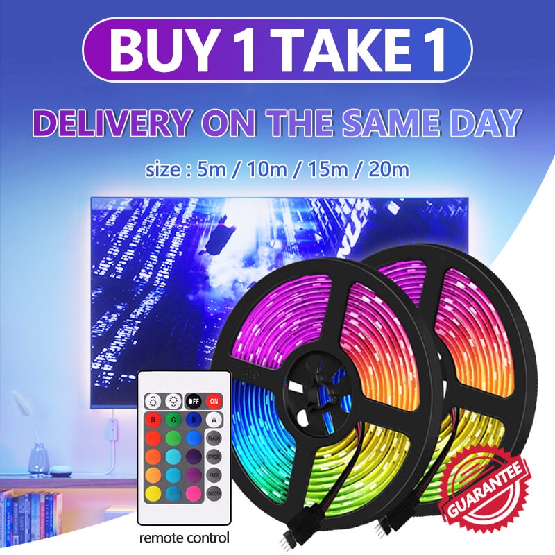 BUY 1 TAKE 1 Original LED Light Strip 10M 15M 20M 600LEDS LED RGB Strip