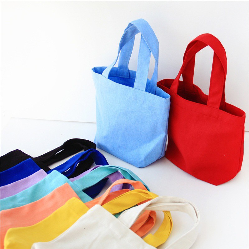 small plain canvas tote bags