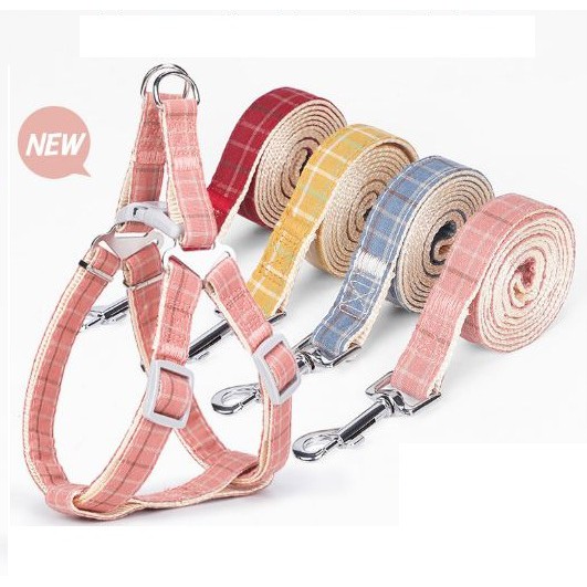 dog collar harness and leash set