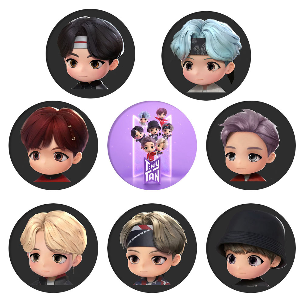 New Kpop BT21 Bts JIMIN Tiny TAN Pins Cute Cartoon Gift Badge Corsage  Brooch Jeweller | Shopee Philippines