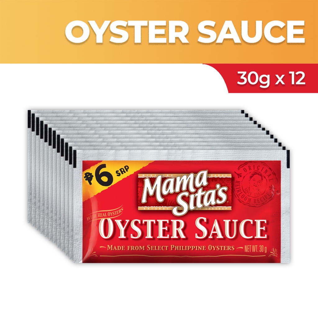 Mama Sita's Oyster Sauce Sachet 30gx12s Shopee Philippines