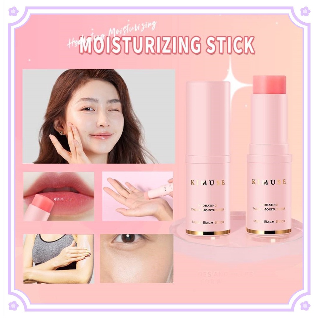 KIMUSE 1PC Moisturizing Balm Stick AntiWrinkle Hydrating Dry Skin Multi Balm Cream Easy To