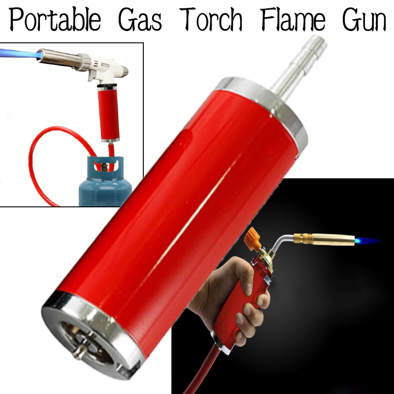 Portable Gas Torch Flame Gun Blowtorch Cooking Soldering Butane