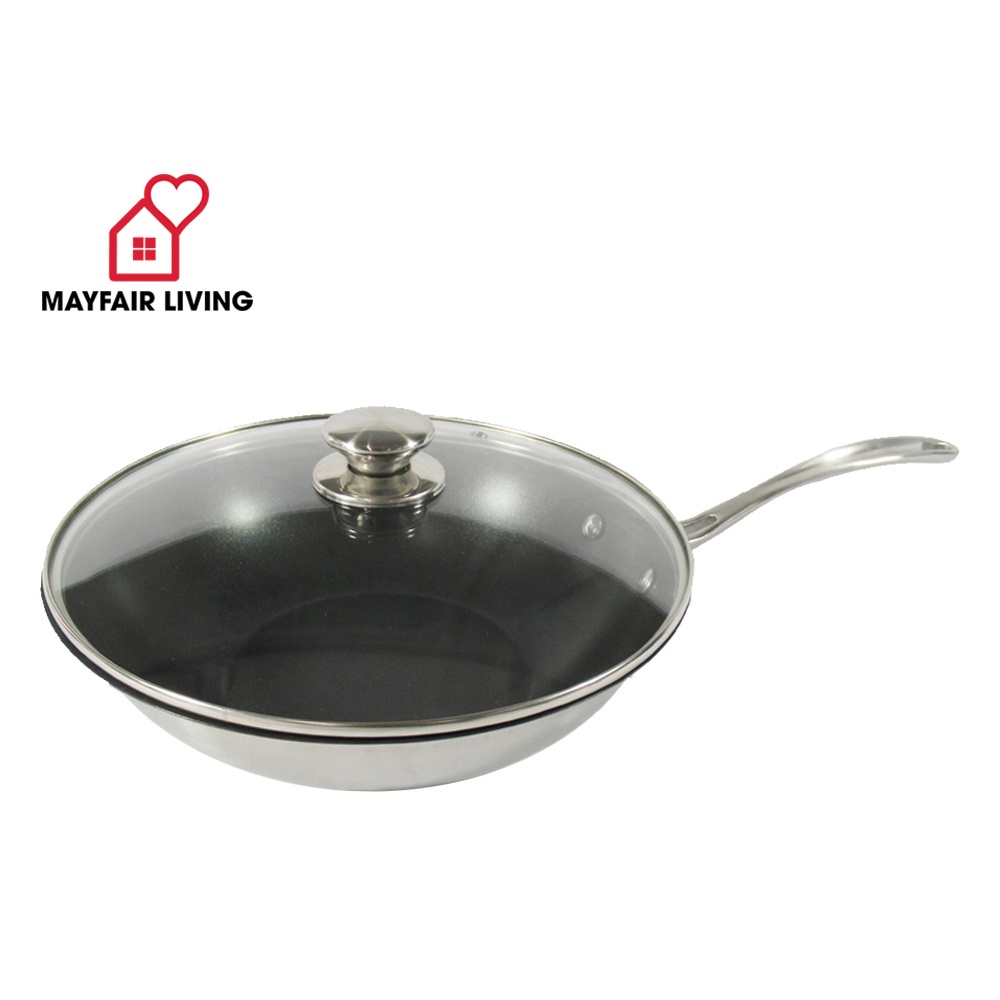 CVD Non-Stick Wok, 28cm | Shopee Philippines