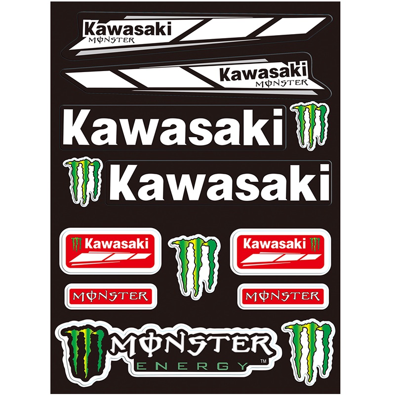 Kawasaki Monster Energy Stickers Vinyl Decals presyo ₱72