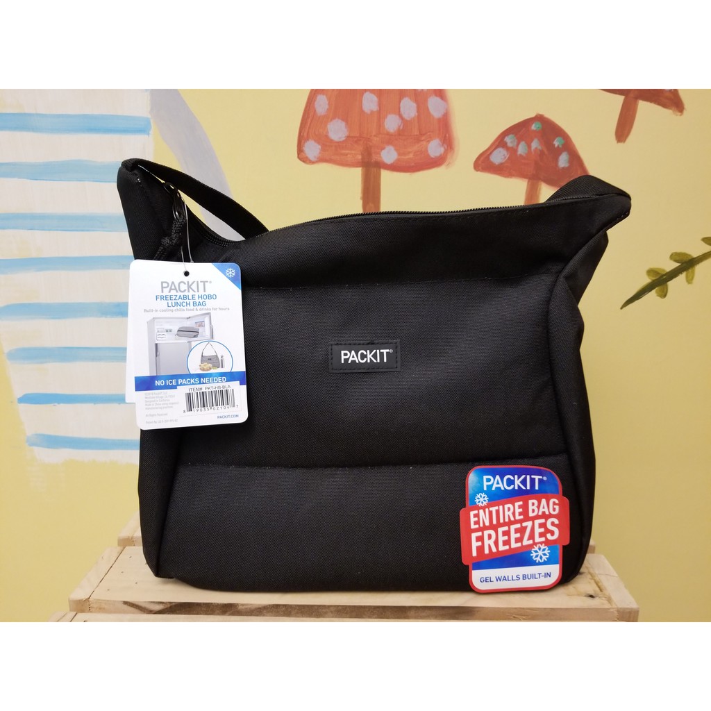 packit freezable shoulder lunch bag