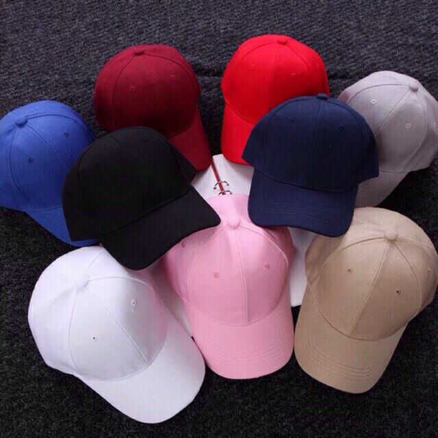 plain baseball caps