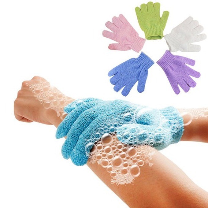 1pc Exfoliating Body Gloves Loofah Skin Massage Sponge for Cloth Shower Skin Body Brush Scrub