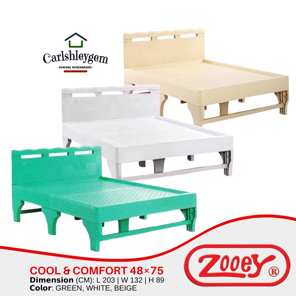Zooey Cool Comfort 48 Semi Double, Zooey Plastic Bed Frame