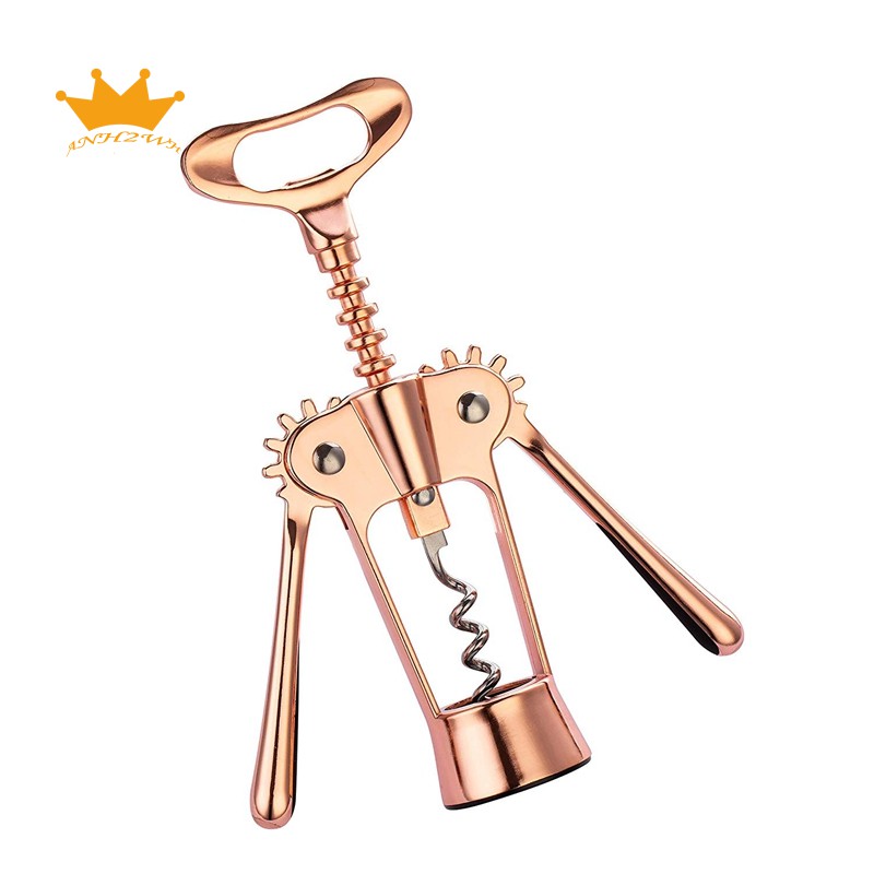 Stainless Steel Wine Bottle Opener Retro Metal Wine Opener Wine Opener Wine Cork Opener Corkscrew Wine Opener Vintage Zinc Alloy Cork Screw Wine Opener Remover