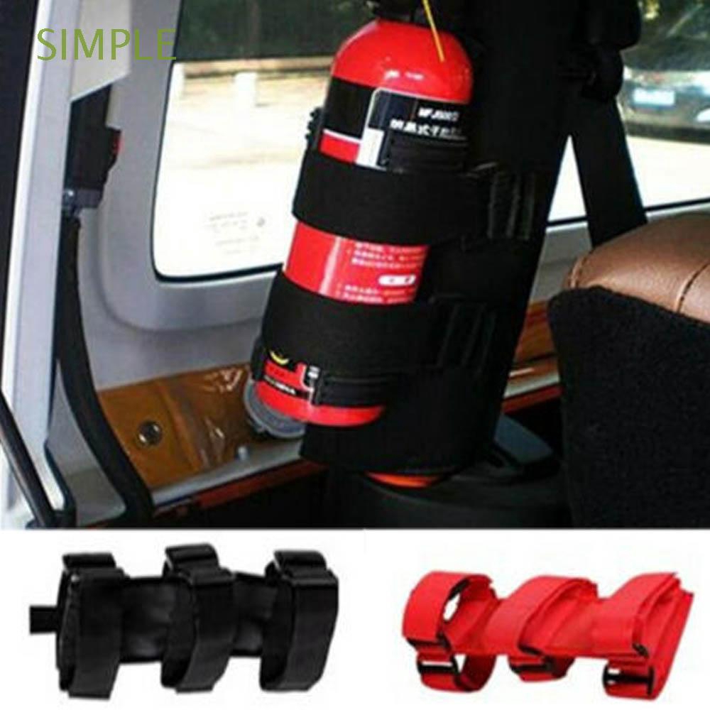 Simple Interior Accessories Belt Nylon Fire Extinguisher Holder