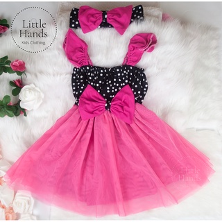 Minnie Mouse Dress OOTD Baby Dress Tutu Kids Costume Birthday Dress Pink Polka Dots