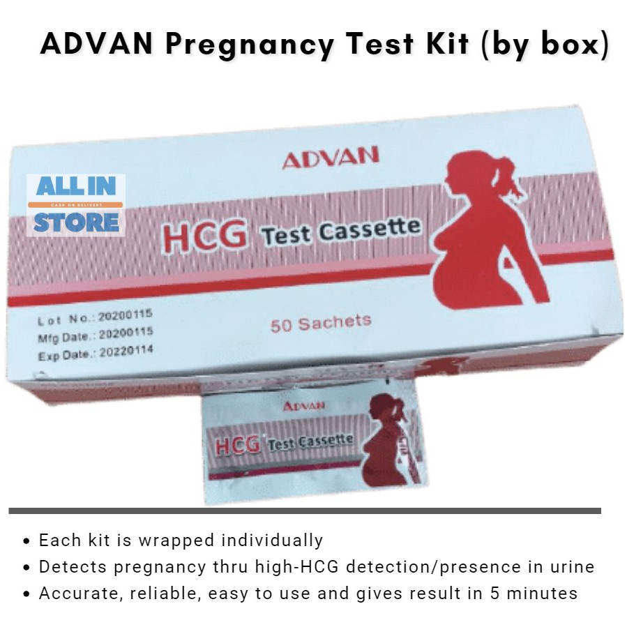 Allinstore ADVAN Pregnancy Test Kit (by box) | Shopee Philippines