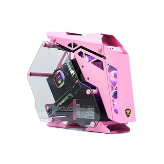 COUGAR CONQUER MINI PINK EDITION ALUMINUM GAMING CASE W/TG (M-ATX ...