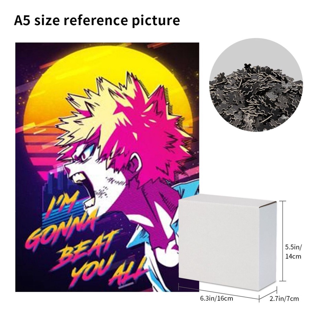 Puzzle Adult My Hero Academia Posters 80sretro Displate 500 1000 Pcs Decompression Shopee Philippines