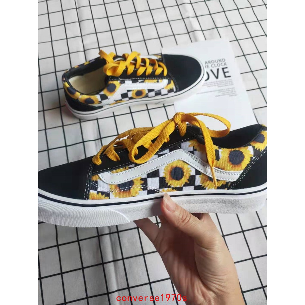 old skool sunflower vans