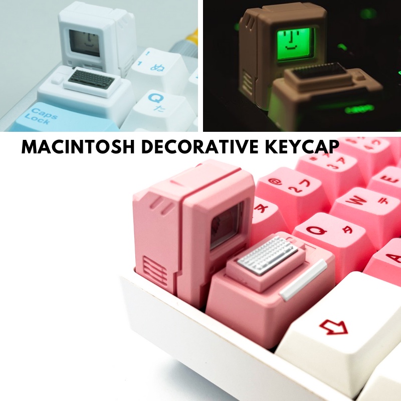 Macintosh Keycaps Nostalgic Mini Classic Shape Retro MAC Designer ABS ...