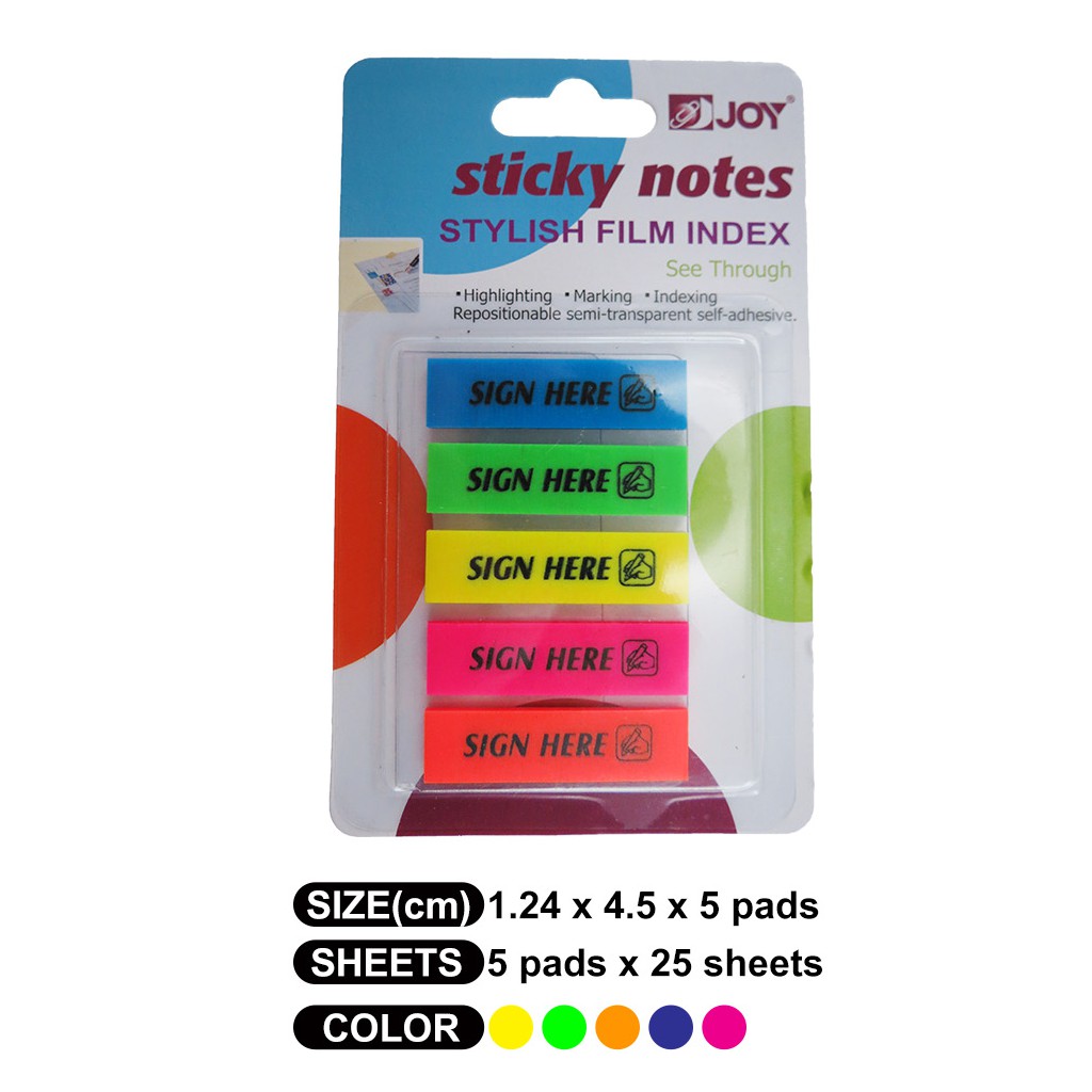 Please Sign Sticky Notes Shopee Philippines