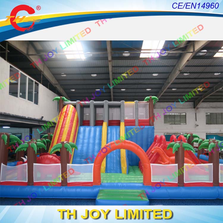 free shipment to sea port! 12x6m inflatable bounce castles/giant