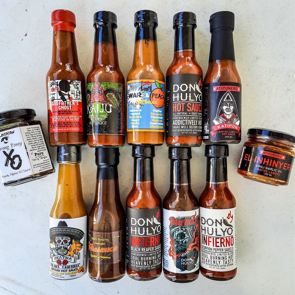 Pinoy Hot Sauce Collection Galing Lokal Food Store & Philippine Hot