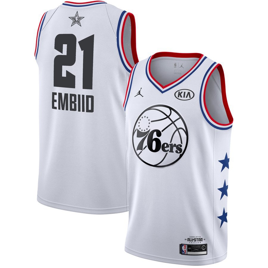 NBA 19 All-Star SIXERS 21 jersey (white 