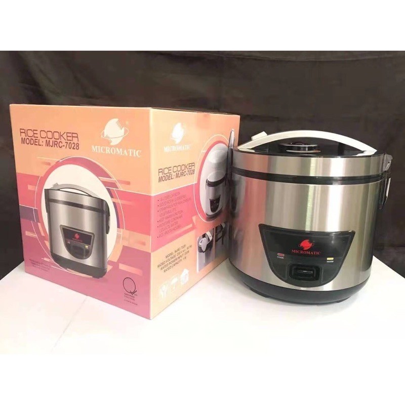 Micromatic Jar Rice Cooker With Steamer L Cups Shopee Philippines