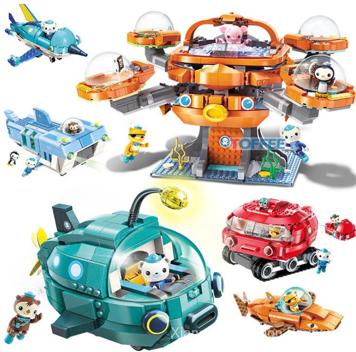 ENLIGHTEN Octonauts Octopus Playset Octopod Building Blocks Kids Sets ...