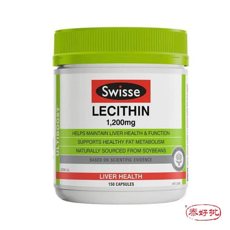 Swisse UB Lecithin 150 support a healthy liver Cap Supports liver