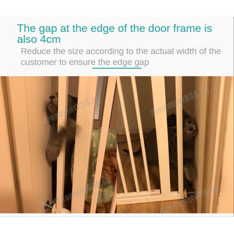 Large Pet and Cat Medium Dog Door Fence Protective Railing Elevated Indoor Jumping Cage CuOk #5