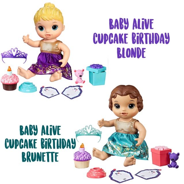 baby alive cupcake birthday baby