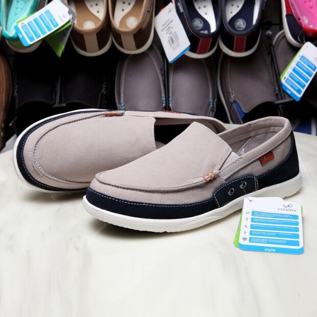 crocs canvas mens shoes