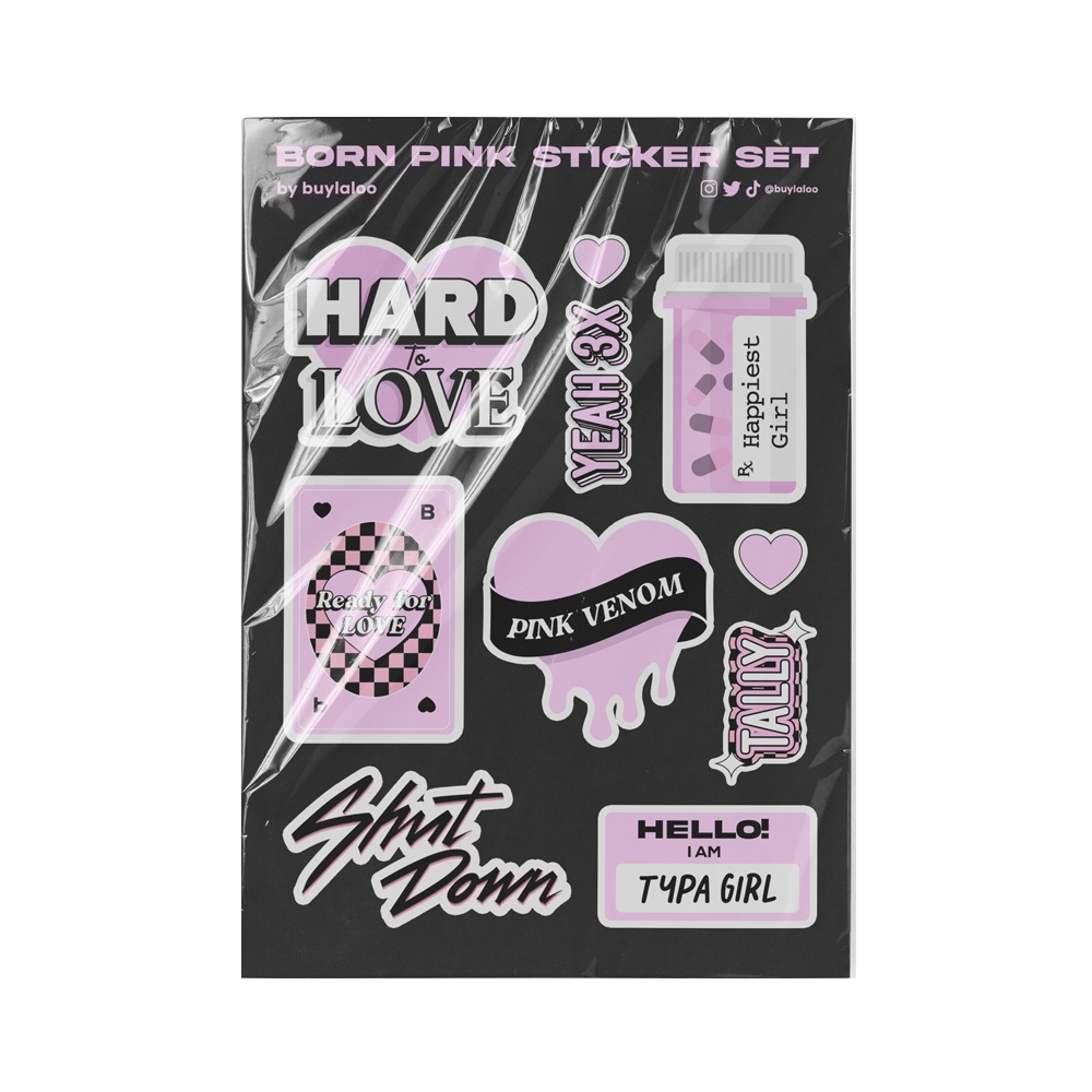 BLACKPINK BORN PINK Sticker Set by Buylaloo Shopee Philippines