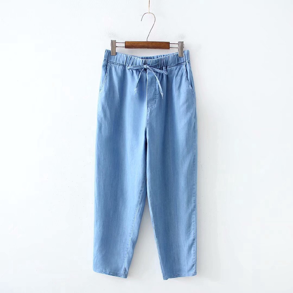 Size elastic Jeans women denim pants 