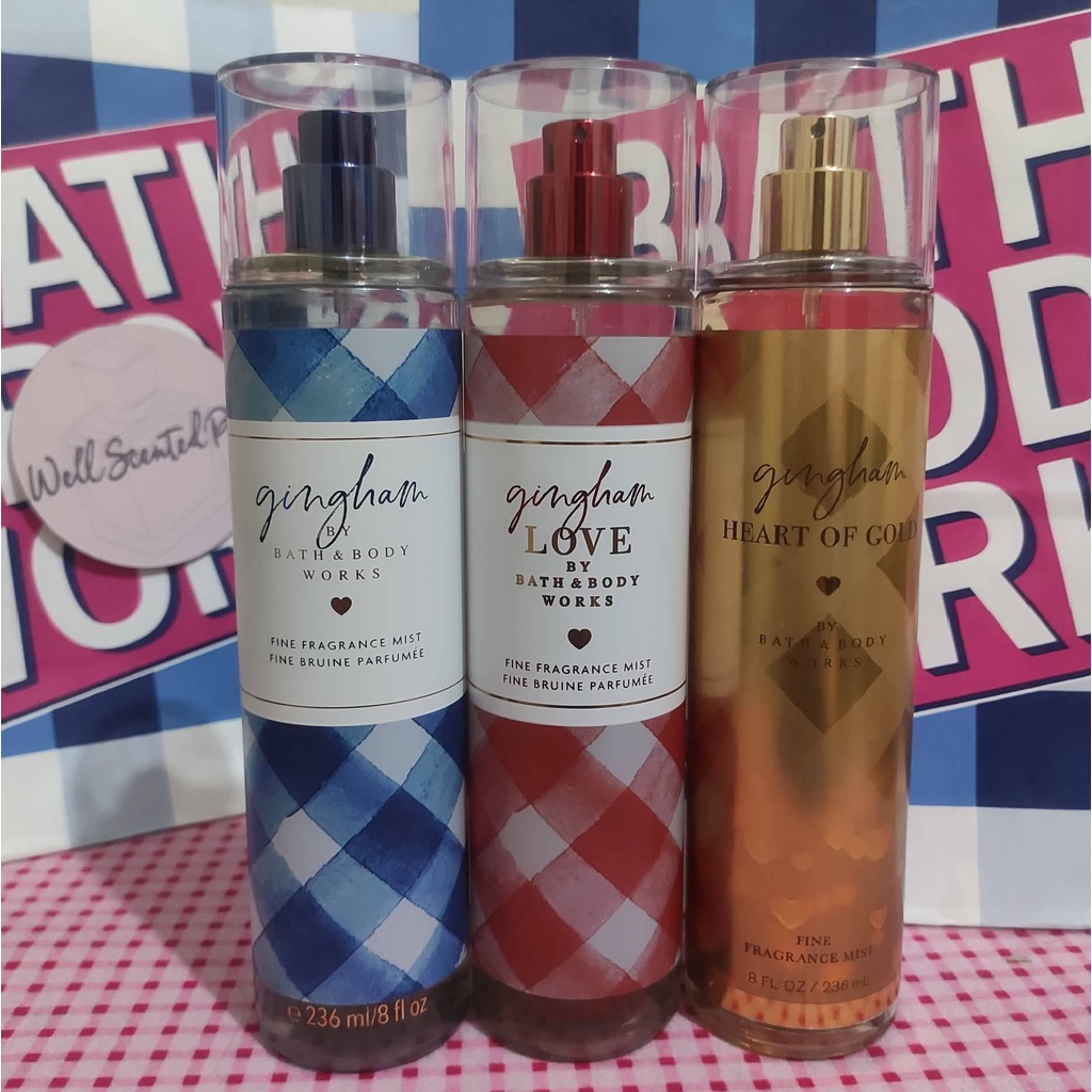 [10ml|35ml|50ml] Gingham, Gingham Love, Gingham Heart of Gold by Bath ...