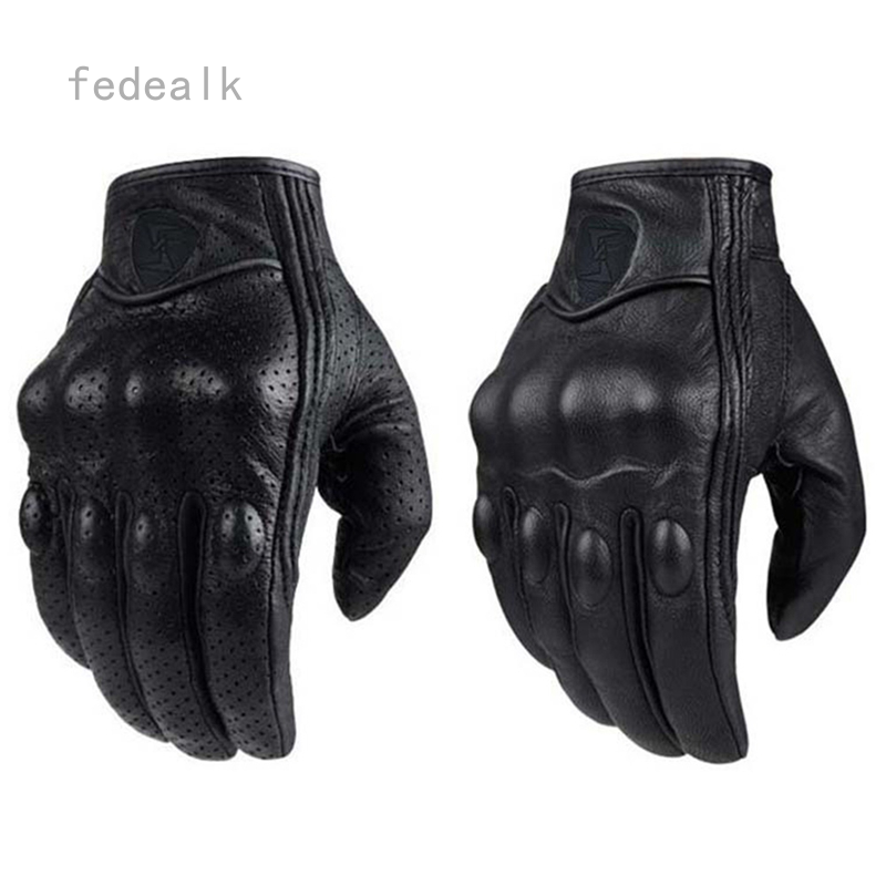 leather motocross gloves