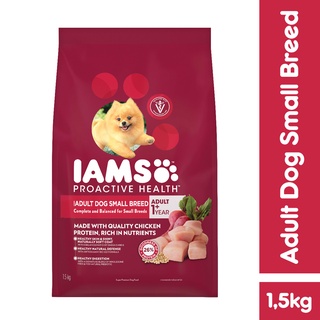 IAMS Small Breed Adult Dog Dry Food 1.5KG #1