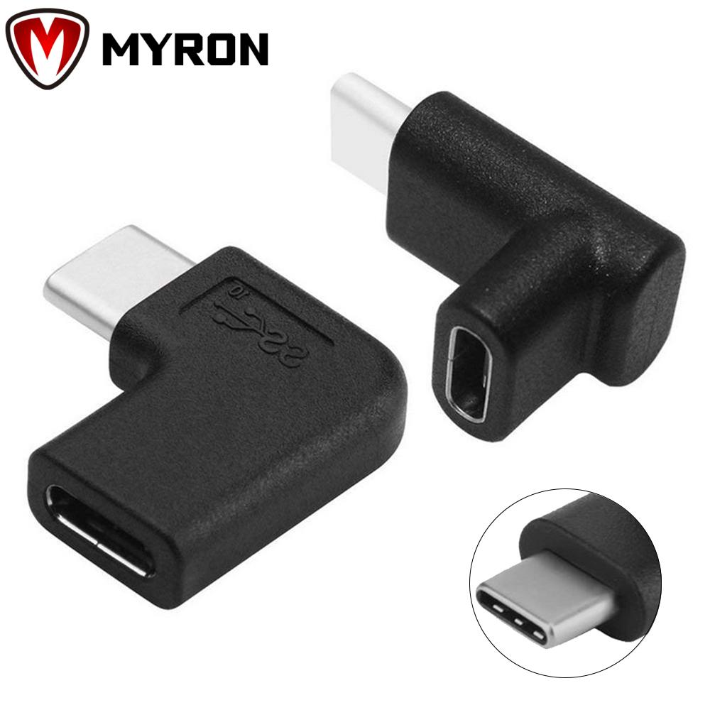 MYRON New Extender Mini USB 3.1 USB-C Adapter 90 Degree Portable ...