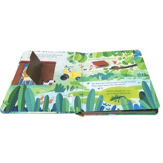 【Ready Stock】Peep Inside Animal Homes English 3D Flap Picture Books English Books for Children