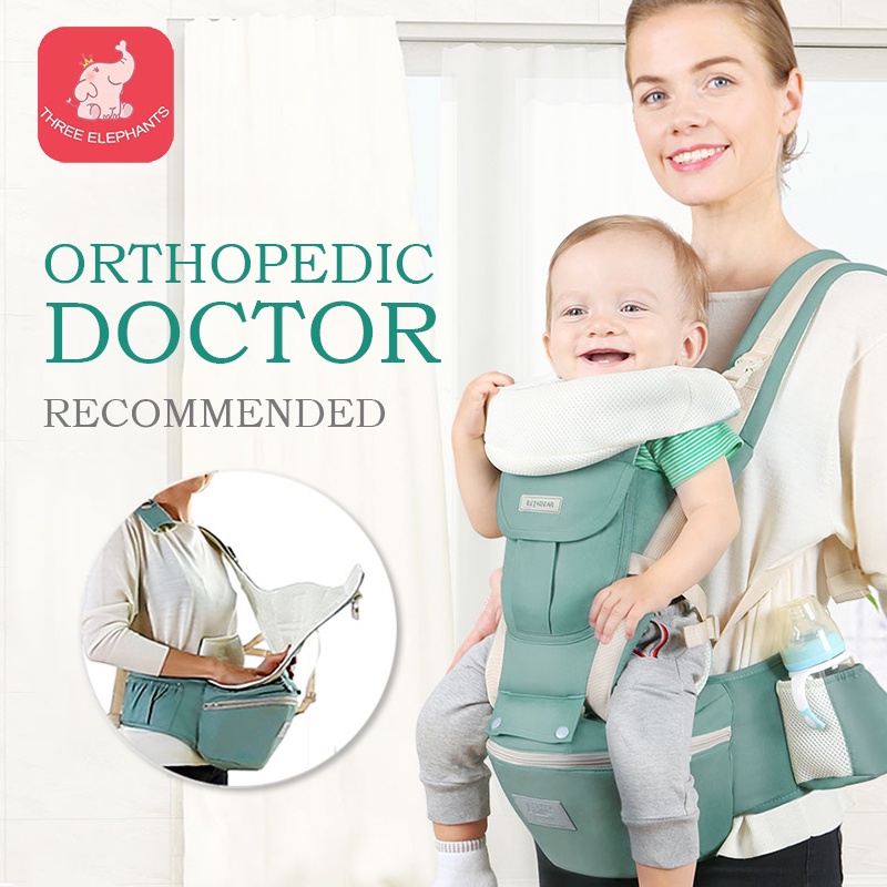 Baby Waist Stool Cotton Hip Seat Wrap Front Hold Multifunctional Strap