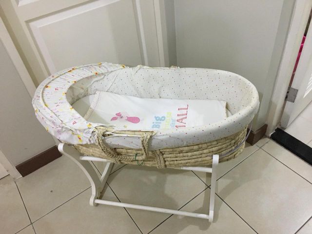 moses basket and stand sale