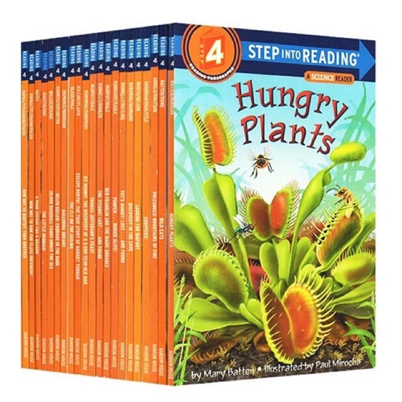 Step Into Reading Level 4 (27 books) | Shopee Philippines