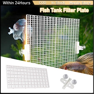 Fish Tank Bottom Isolation Tray Aquarium Grid Divider White Grid Filter Segregation Board